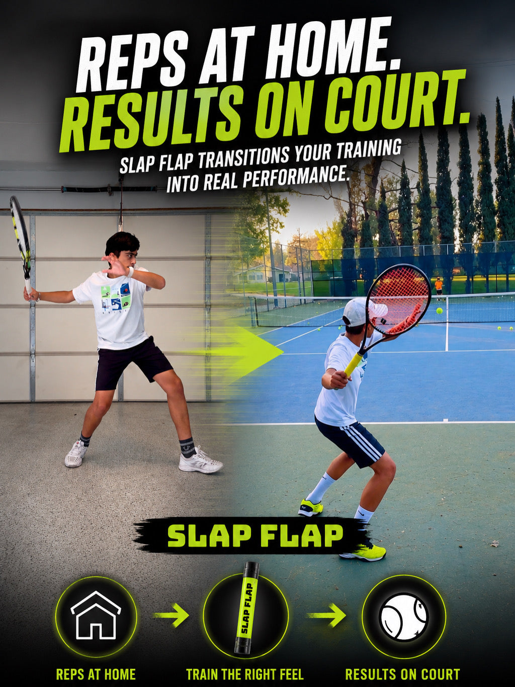 SLAP FLAP | Your Daily Tennis Swing Trainer | Anywhere, Anytime