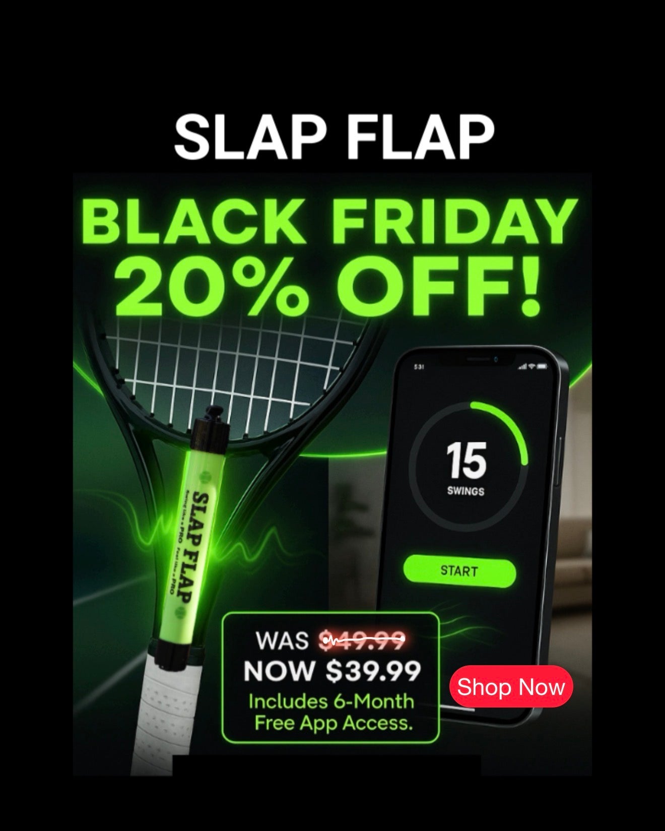 SLAP FLAP - The Tennis Swing Tool That Brings Out Your Best