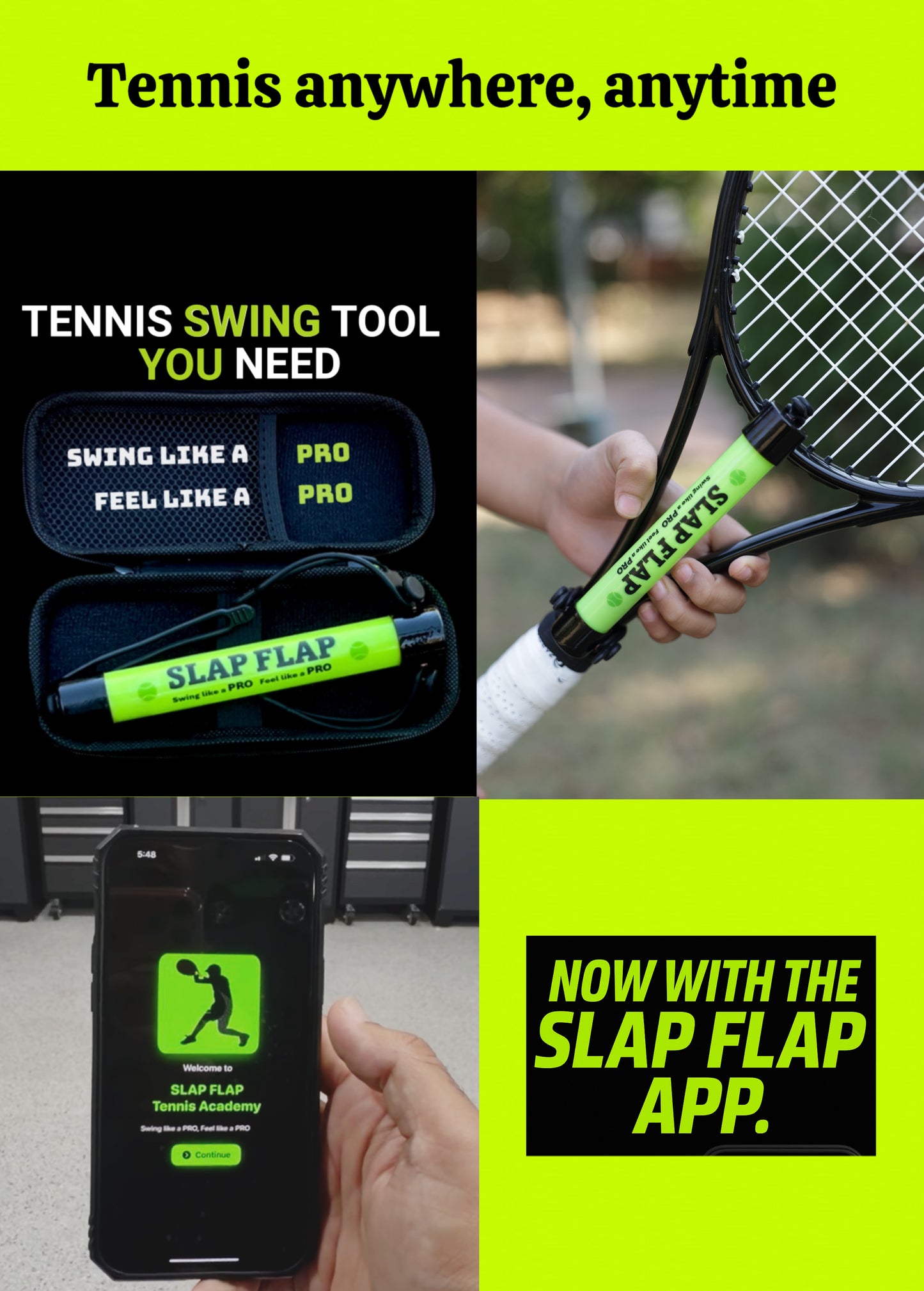 SLAP FLAP - The Tennis Swing Tool That Brings Out Your Best