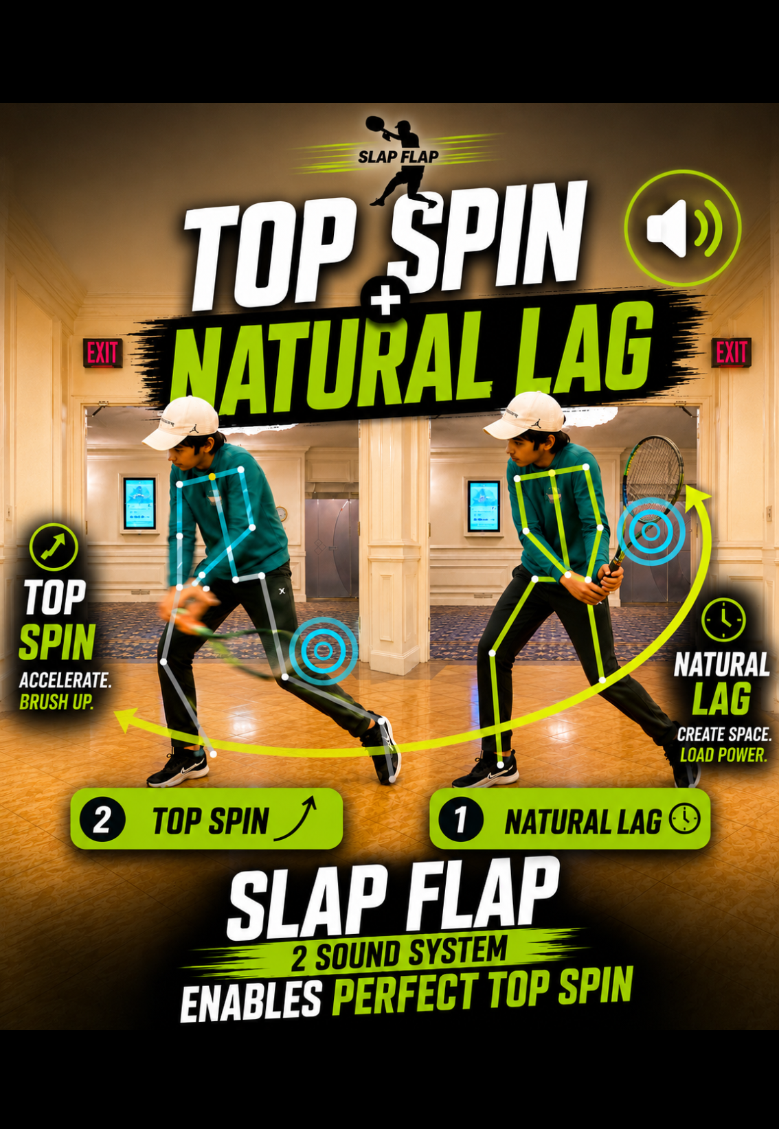 SLAP FLAP | Your Daily Tennis Swing Trainer | Anywhere, Anytime